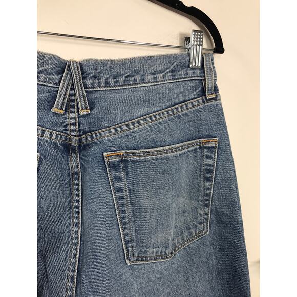 SLVRLAKE Jeans Women's Blue Road To Nowhere Dakota Medium Wash Straight Leg 30 - Picture 9 of 12